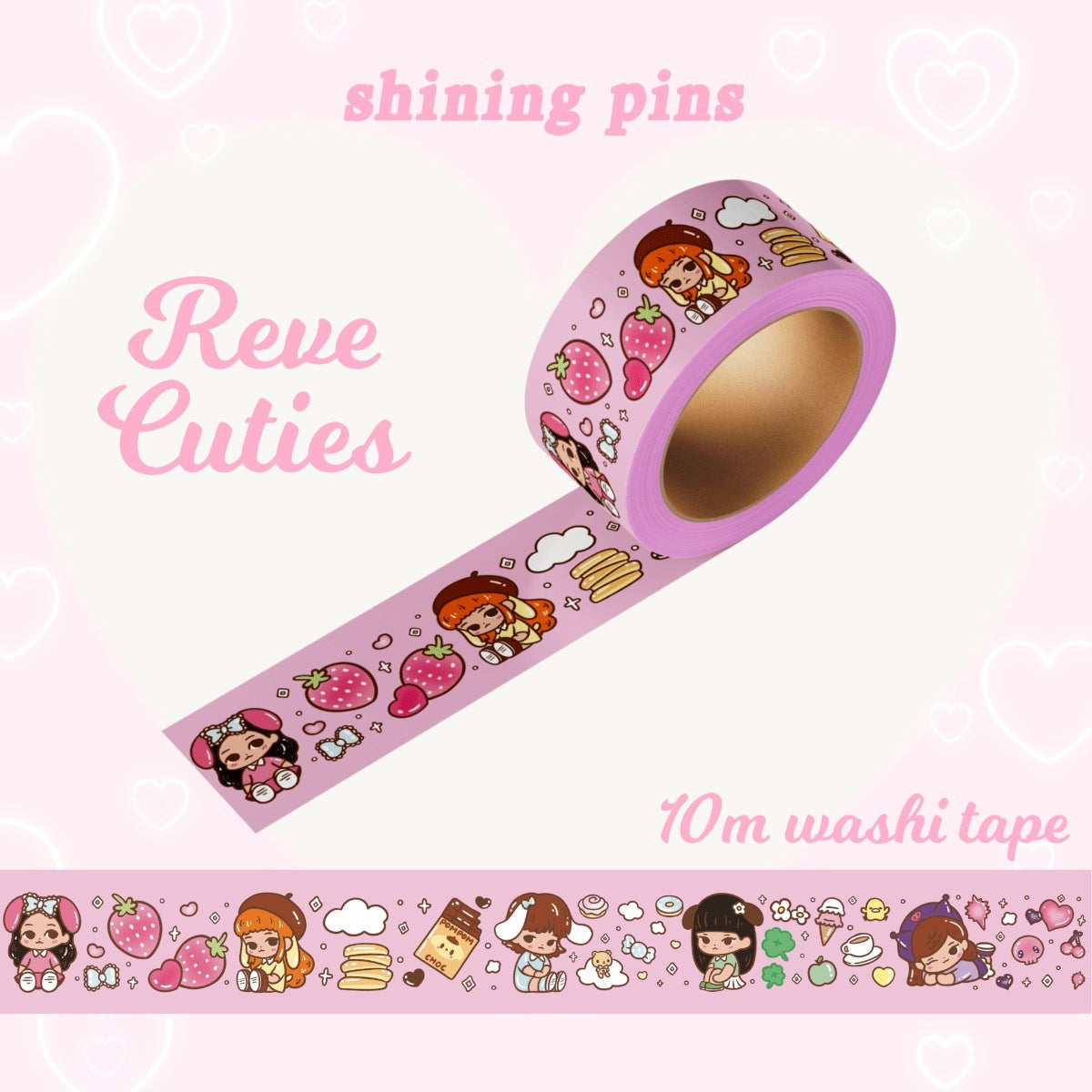 'Reve Cuties' Washi Tape shiningpins