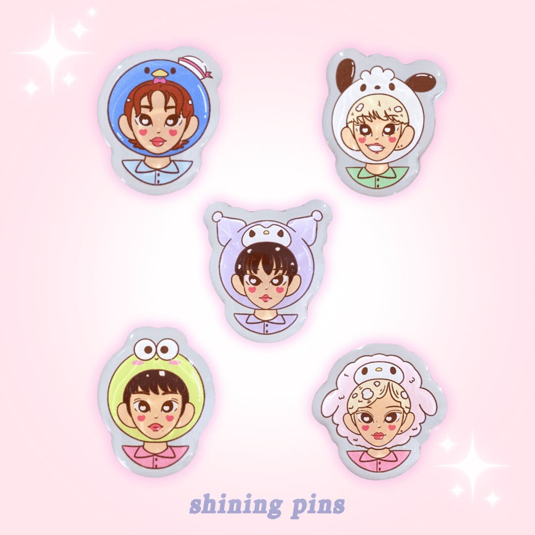 'SHINee Cuties' Acrylic Pins shiningpins