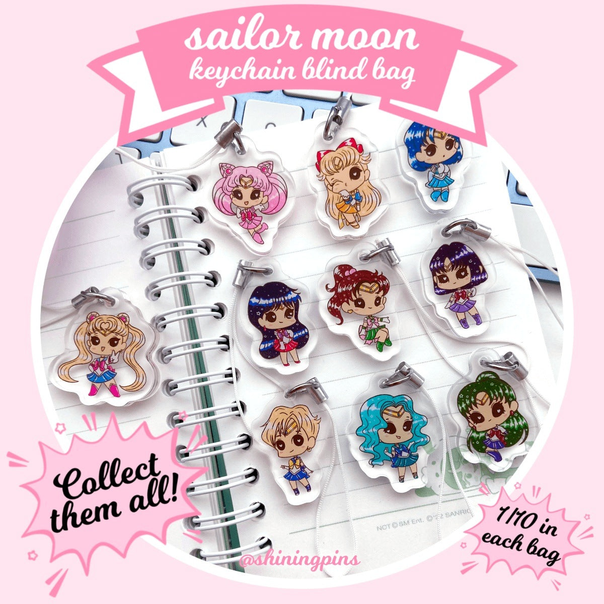 'Sailor Moon' Charm Blind Bag shiningpins